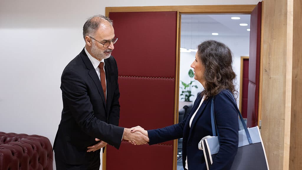 Средба со амбасадорката на Кралството Шведска, Н.Е. Ами Ларсон Џаин