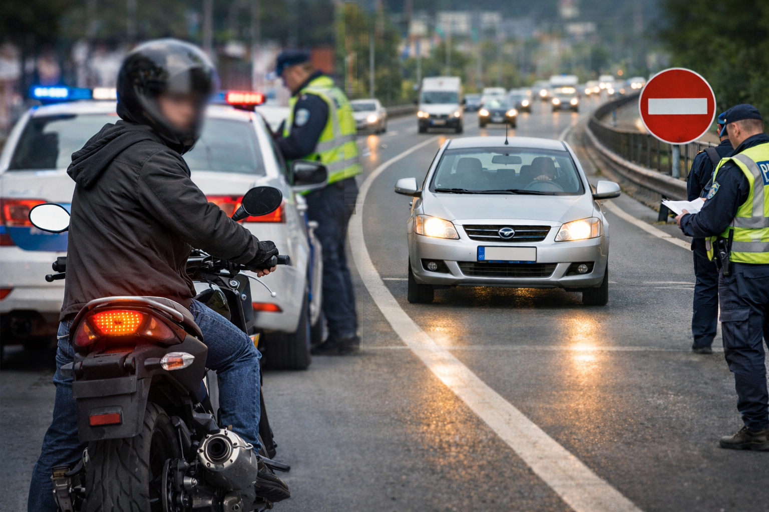 Лишени од слобода 10 возачи за безобѕирно управување возило, по четворица возеле без дозвола и под дејство на алкохол, еден во спротивна насока и еден со активна забрана