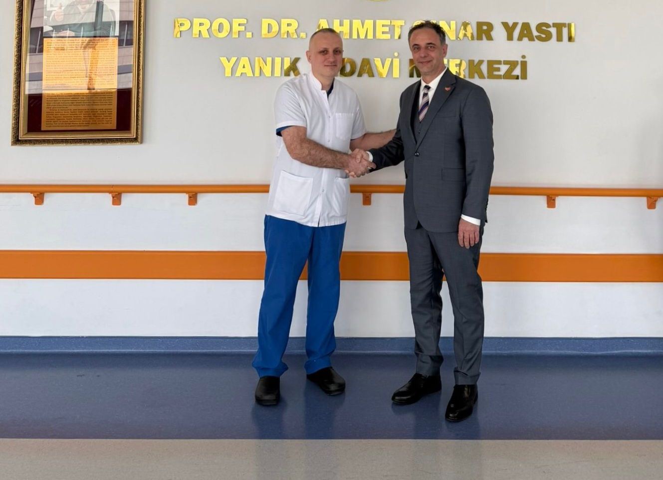 Алиу ја посети градската болница „Анкара Билкент“ каде беа згрижени шест лица од повредените во Кочани