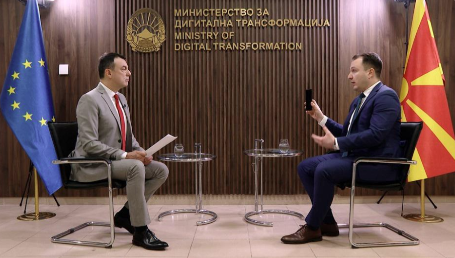 Андоновски: Во соработка со МВР работиме на дигиталниот паричник за сите граѓани