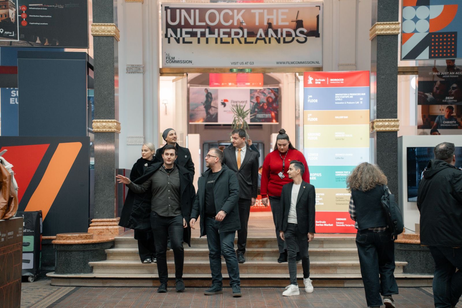 Македонија на Берлинале: Министeрот Љутков го посети македонскиот штанд на Европскиот филмски маркет