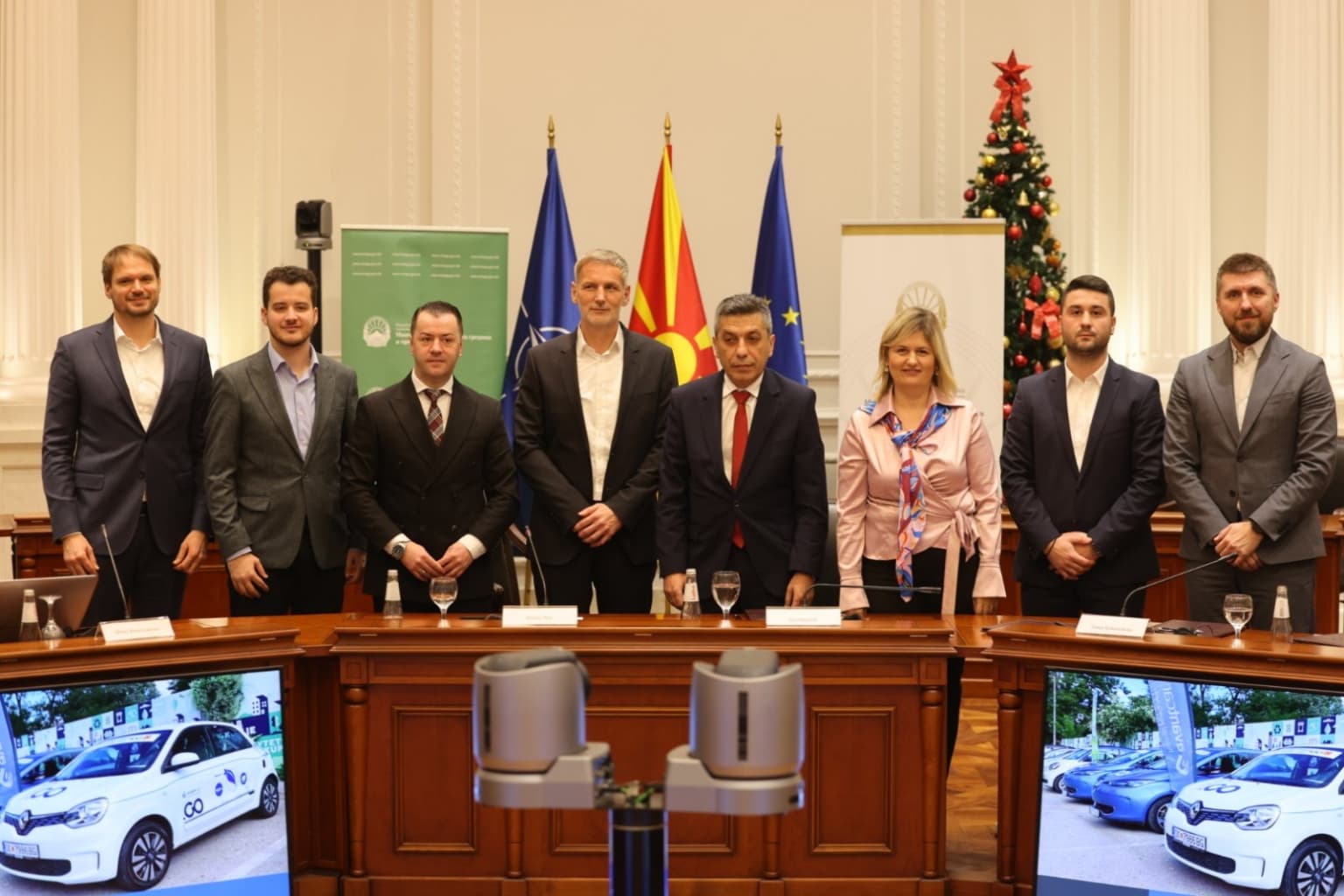 Божиновска и Меџити во партнерство за чист воздух и обновлива енергија за Скопје – електрични возила и кар-шеринг како решение за загадувањето