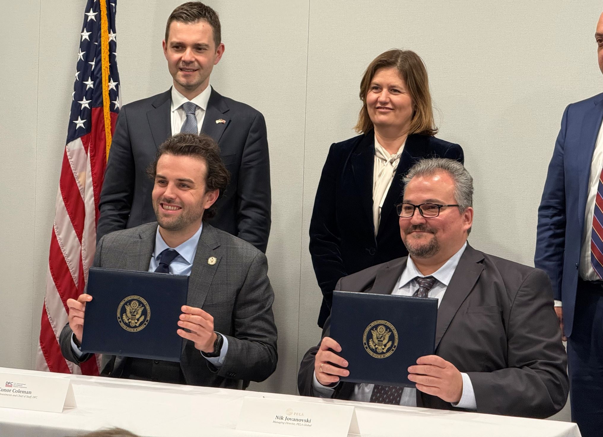 Поддршка за истражување на критични минерали: Божиновска присуствуваше на потпишување договор меѓу DFC и Pela Global во Вашингтон, вреден 5 милиони 