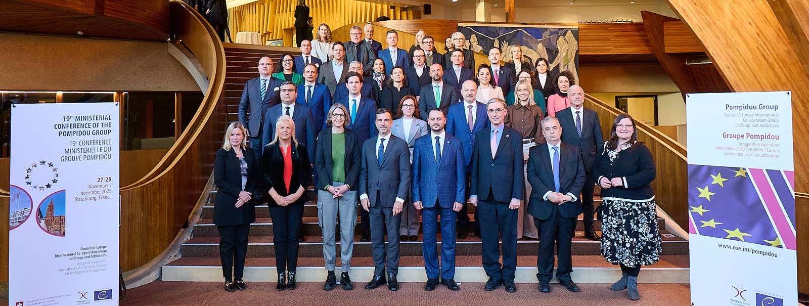 Делегација на МВР со активно учество на 19-тата Министерска конференција на Помпиду групата во Стразбур 