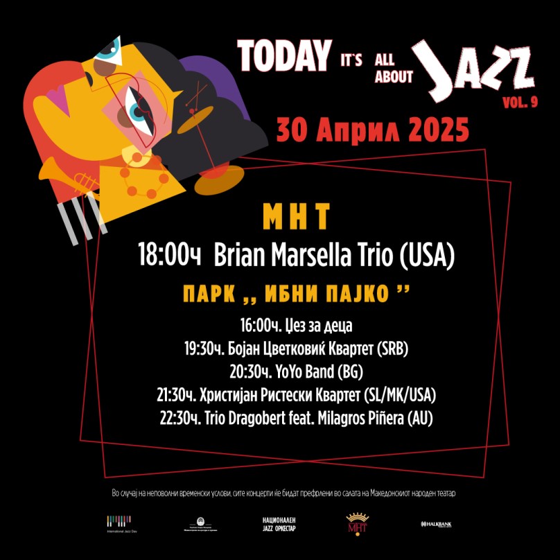 „Денес сѐ е џез“ (Today It’s All About Jazz) по деветти пат во Скопје