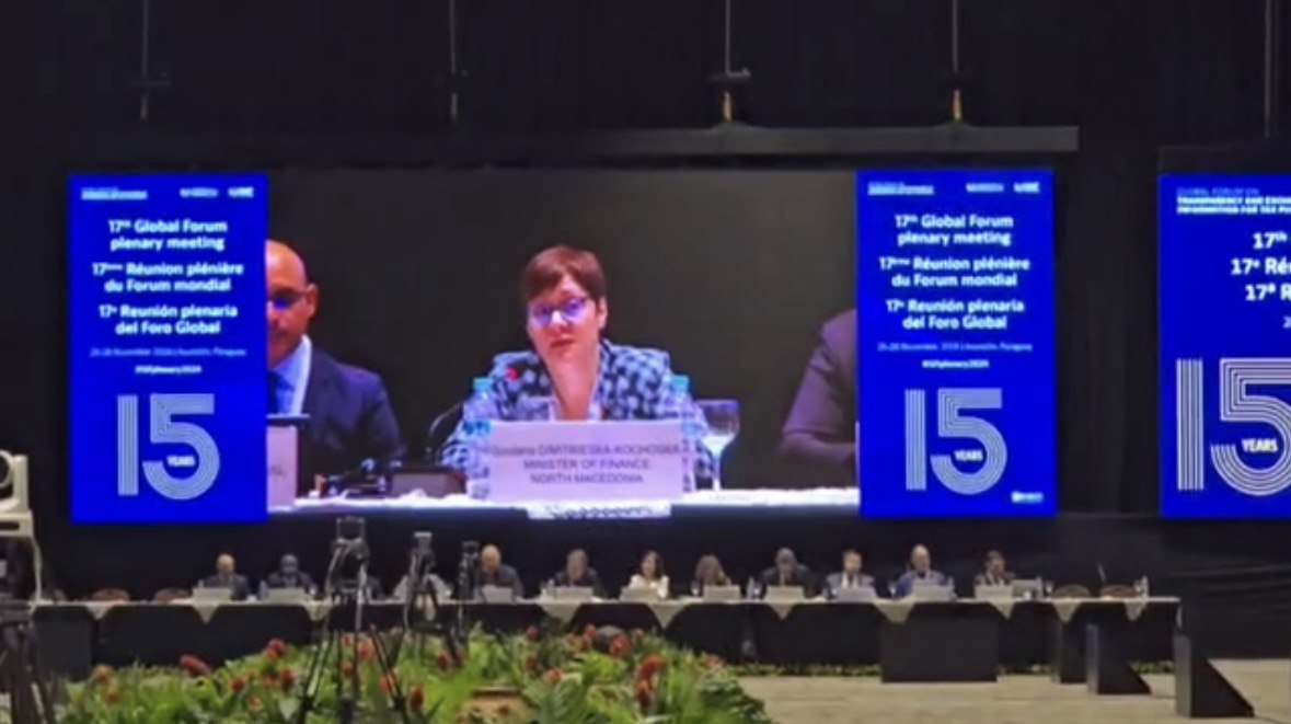Димитриеска-Кочоска: Даночното затајување е предизвик на сите земји, клучно во борбата е соработката и размената на податоци 