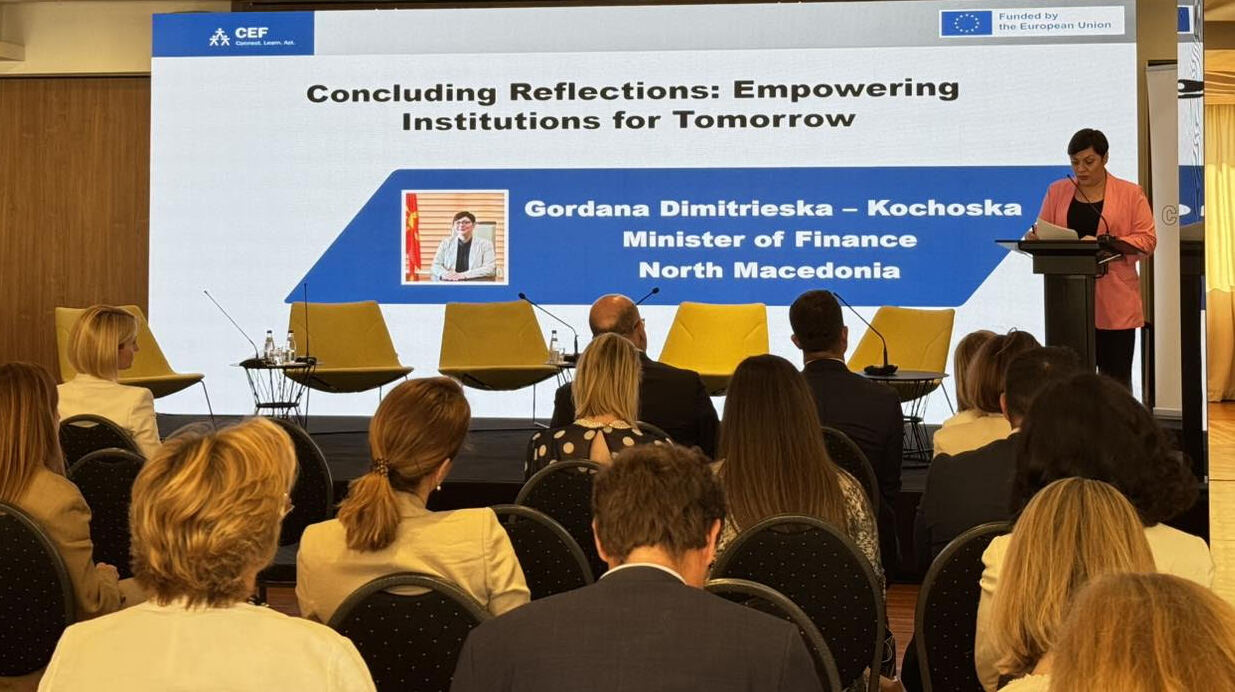 Dimitrieska-Kochoska at the CEF Forum: Empowered institutions are key to successful reforms – Macedonia assumed Chairing with CEF Governing Board