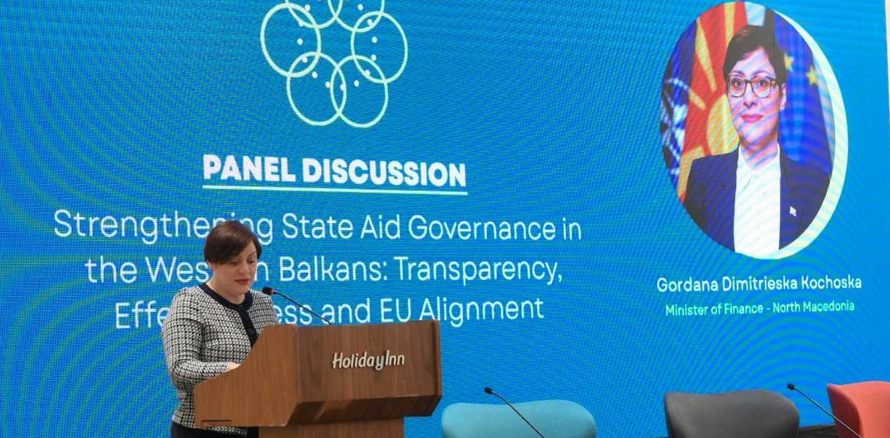 Димитриеска-Кочоска: Транспарентната и таргетирана државна помош е клуч за конкурентна економија