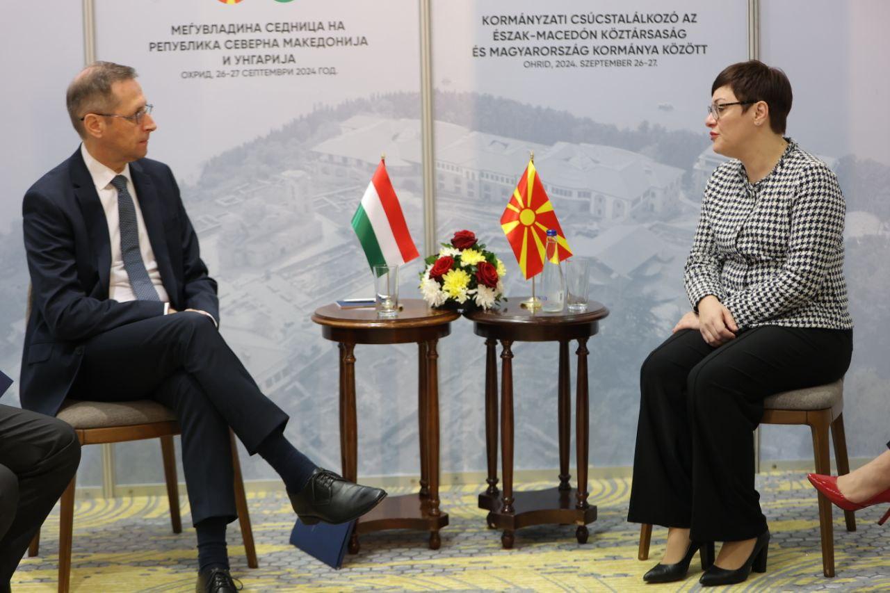 Димитриеска Кочоска – Варга: Унгарија е наш силен европски партнер, поддршка за економски напредок и европската иднина, ќе се користи искуството во реализација на реформите