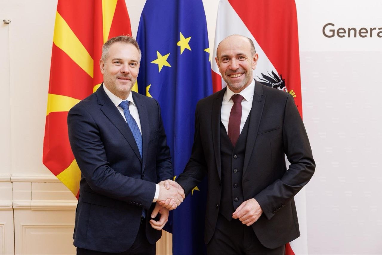 Директорот Јанев во официјална посета на австриската полиција: продлабочување на соработката и заеднички безбедносни иницијативи