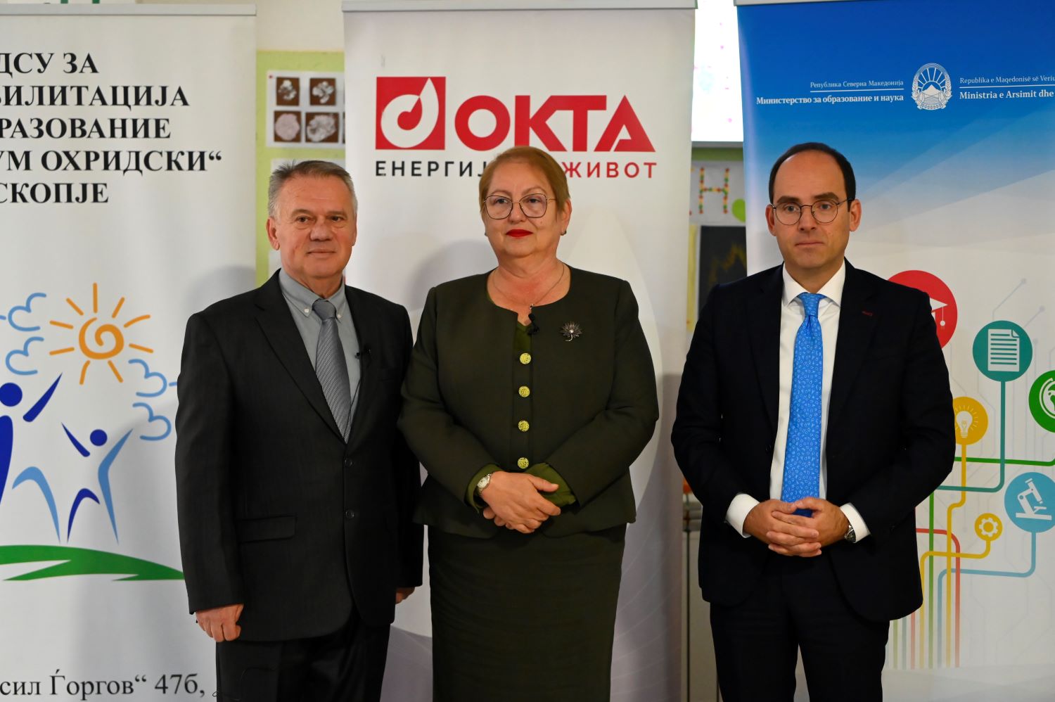 ОКТА донираше фотоволтаични системи во три државни училишта, Јаневска - образованието е заедничка општествена одговорност