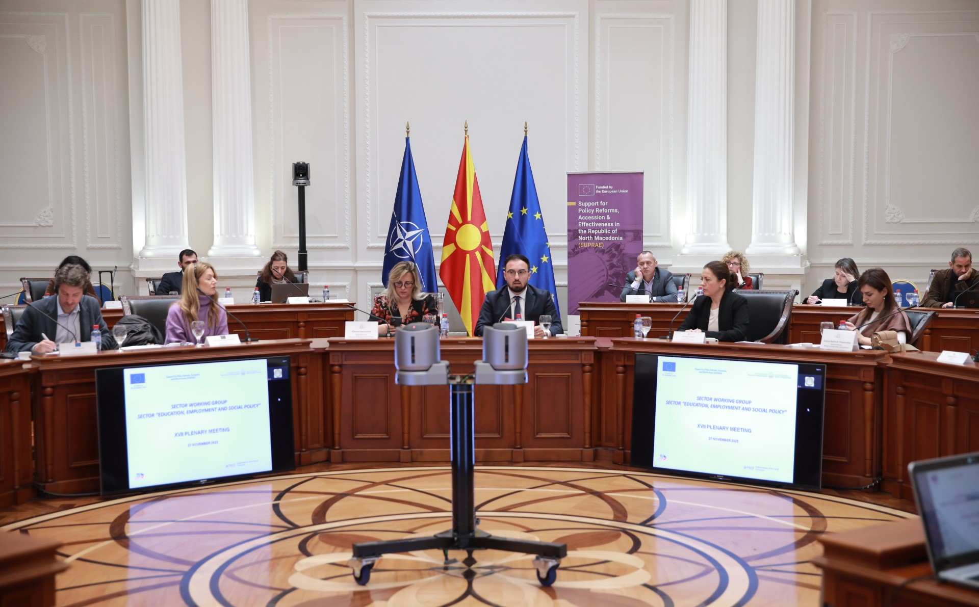 Државниот секретар Сабриу учествуваше на 17-тиот состанок на Секторската работна група за образование, вработување и социјална политика