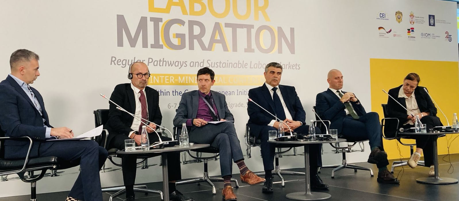 Државниот секретар во МВР и национален координатор за борба против трговија со луѓе и илегална миграција Петрушевски на меѓуминистерската конференција на тема „Миграција на работна сила во рамките на Централноевропската иницијатива 