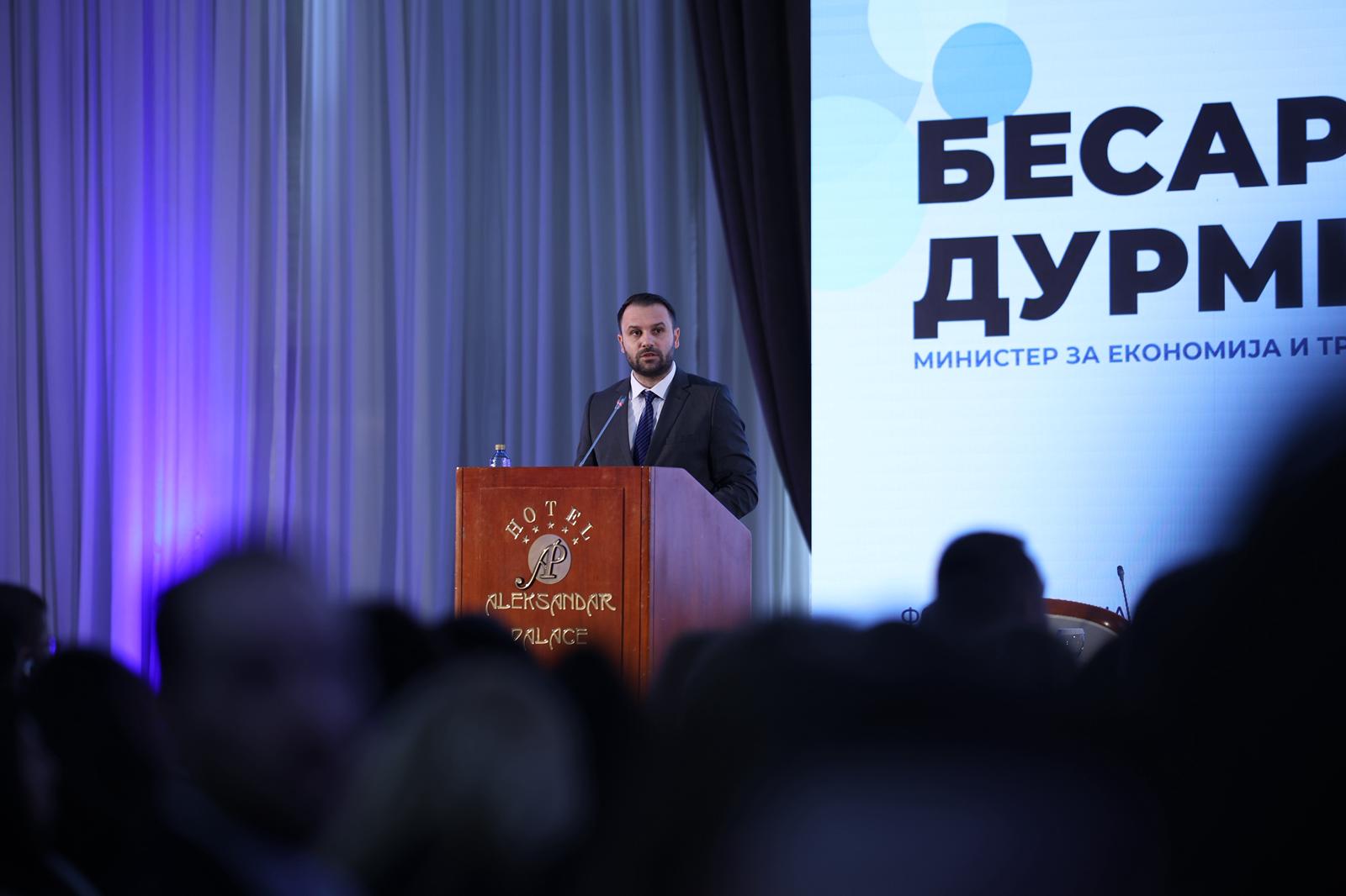 Дурмиши: Со системски мерки и партнерство ја намалуваме неформалната економија и го јакнеме формалниот сектор