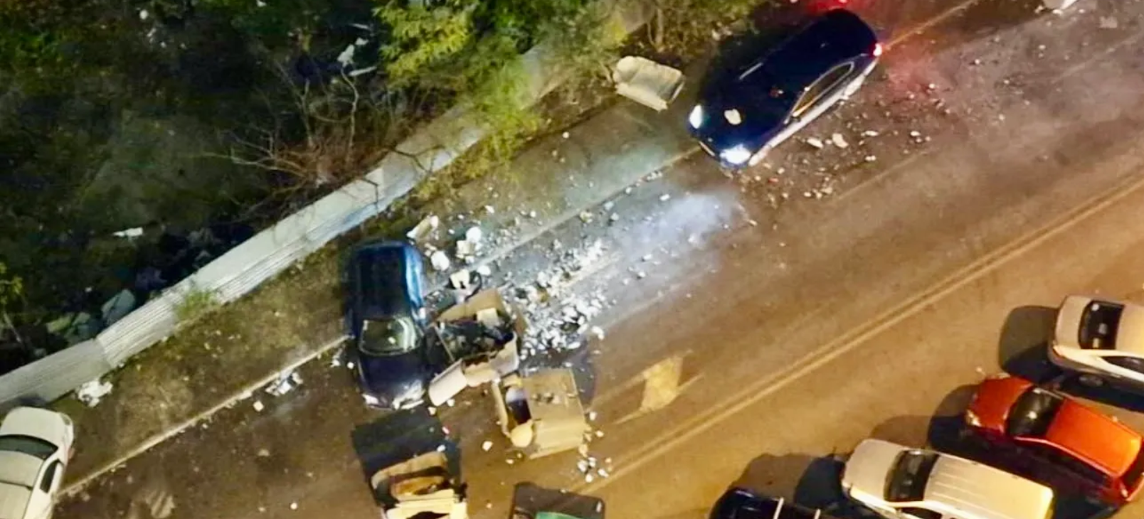 Фатен турскиот државјанин кој синоќа удри во контејнери и возило во скопската општина Аеродром и избега од местото, поднесена пријава