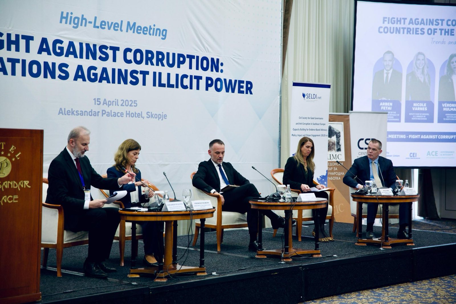 Фетаи ја реафирмираше силната посветеност на Владата за борба против корупцијата