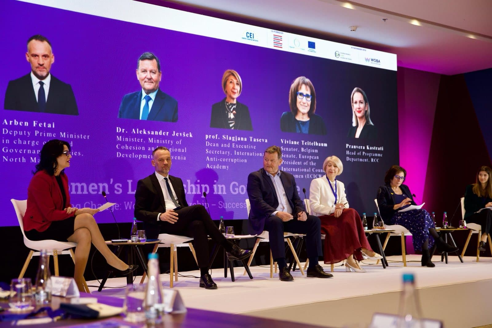 Фетаи учествуваше во Регионален дијалог за лидерството на жените против корупцијата