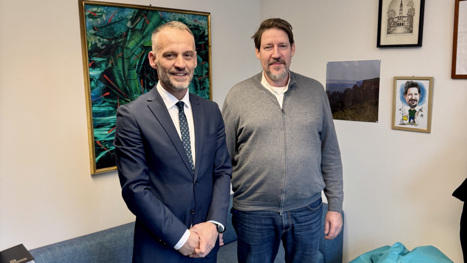 Фетаи во Брисел на средба со европратеникот Ваитз: Повеќе нема дилеми дека балканските земји треба да се зачленат во ЕУ