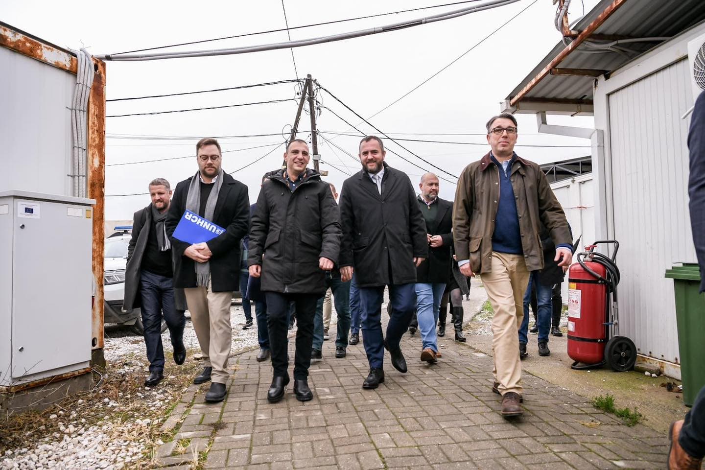 Филков во посета на транзитниот центар Винојуг