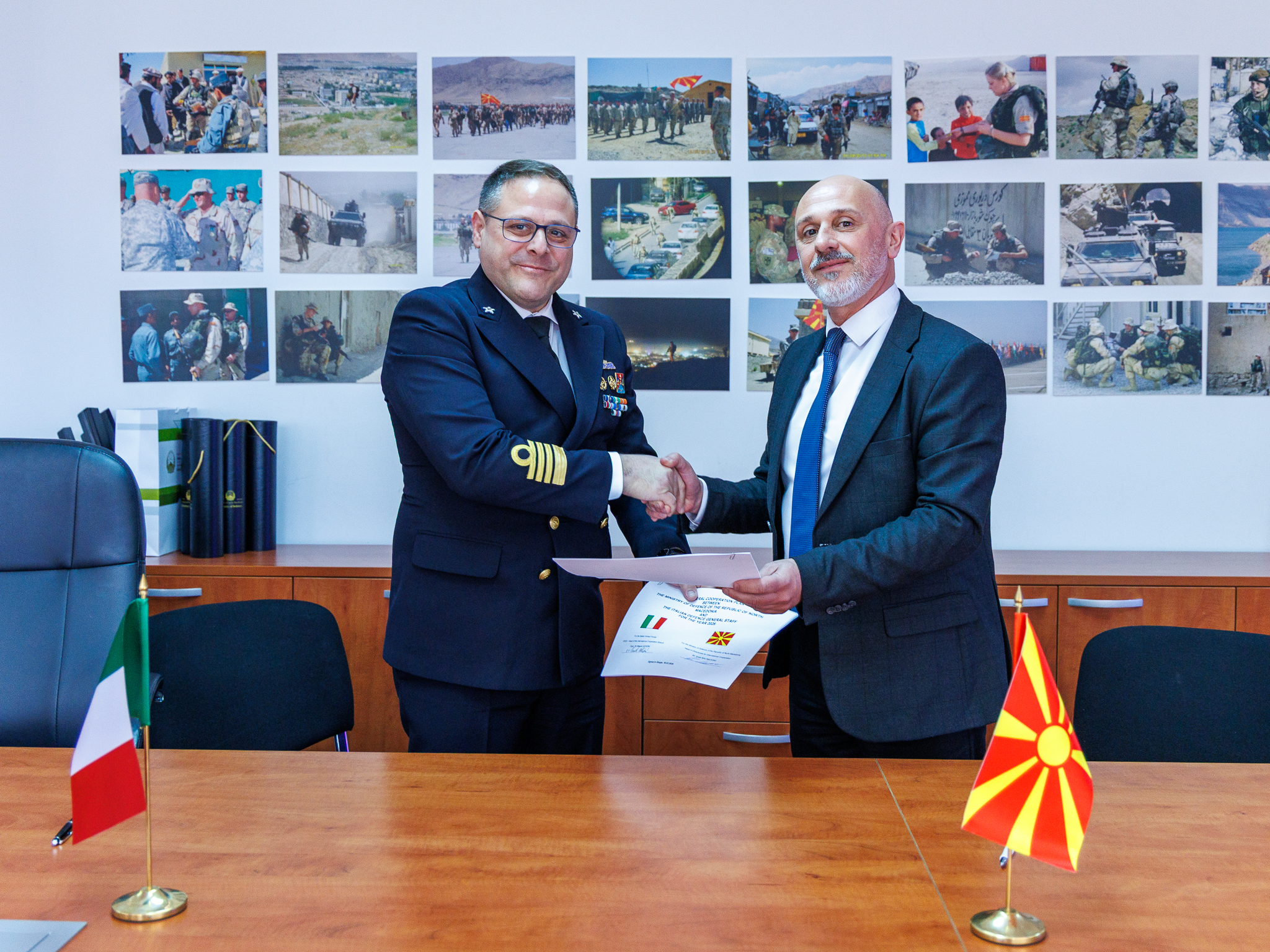 Интензивната билатерална одбранбена соработка со Италија продолжува, потпишан планот за 2026 година