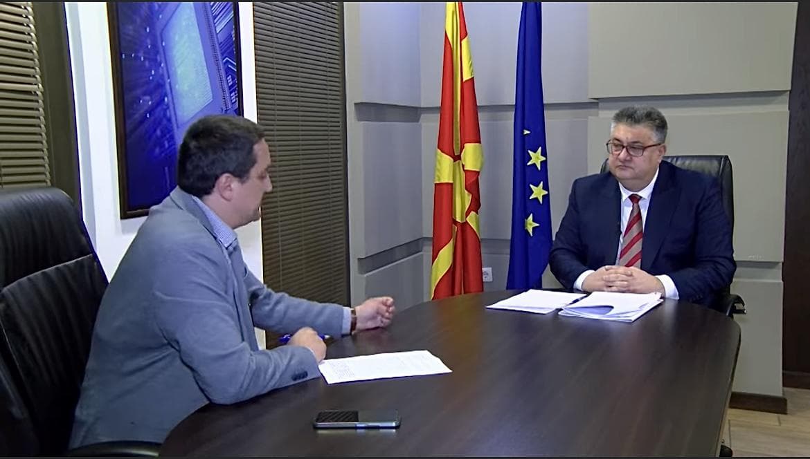 Интервјуто на Министерот за јавна администрација, Горан Минчев, за ТВ24