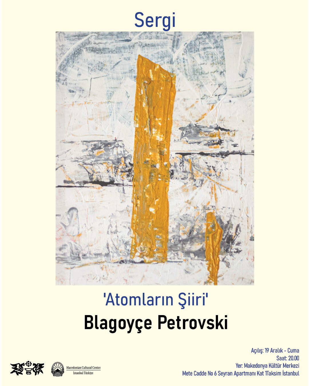 Изложба на Благојче Петровски во Македонскиот културен центар во Истанбул