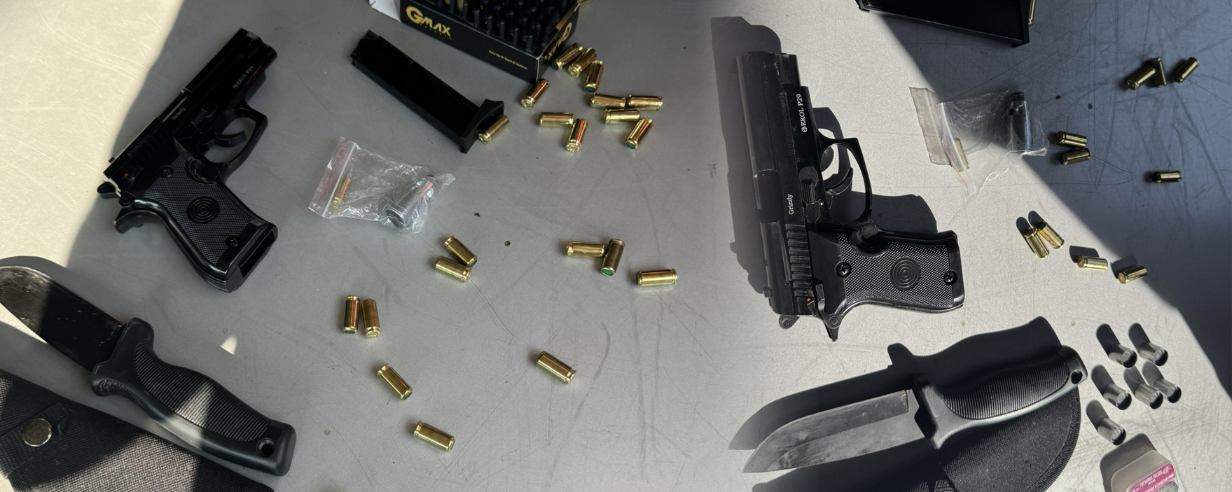Лишен од слобода бугарски државјанин на Граничниот премин Ново Село, кај него пронајдени сигнален пиштол и муниција
