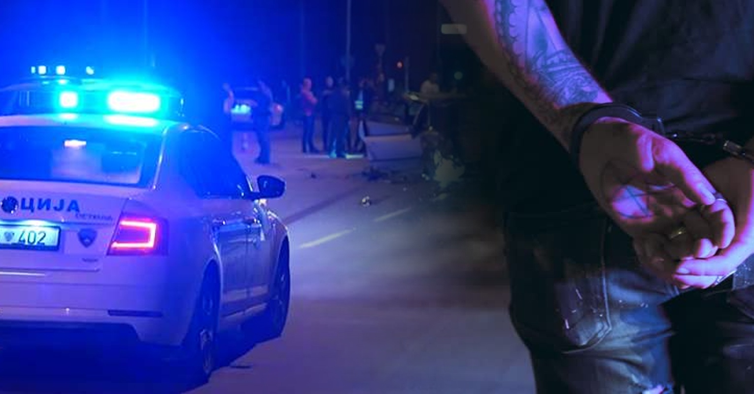 A driver in Skopje has been detained for driving under the influence of alcohol and causing a traffic accident in which two individuals were injured; a criminal charge will follow