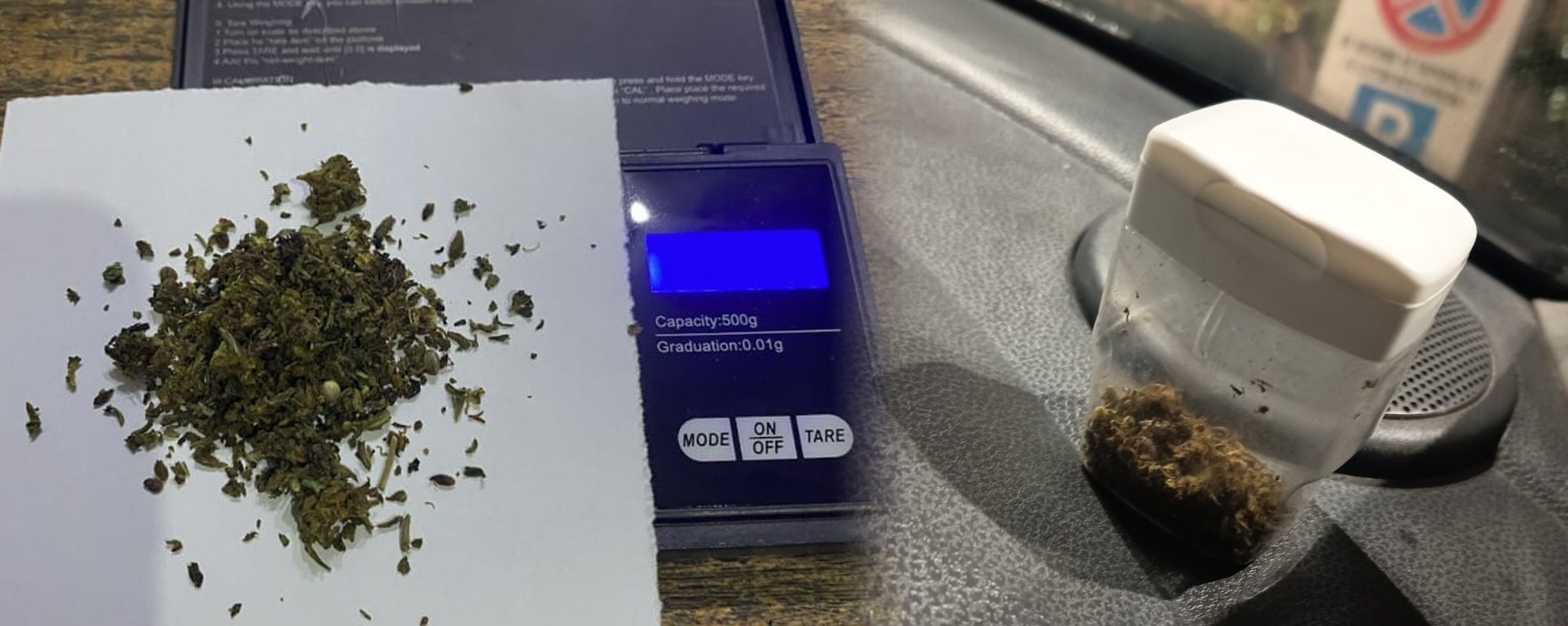 Three individuals were detained in Gostivar, with drugs found in the vehicle they were traveling in, which was unregistered and the driver lacked a driver's license