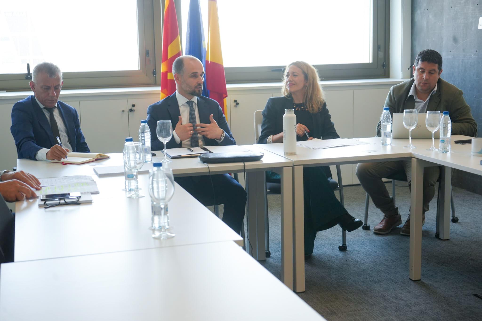 Мадрид: МЕП Муртезани на средба со генералната директорка за европски фондови на Шпанија