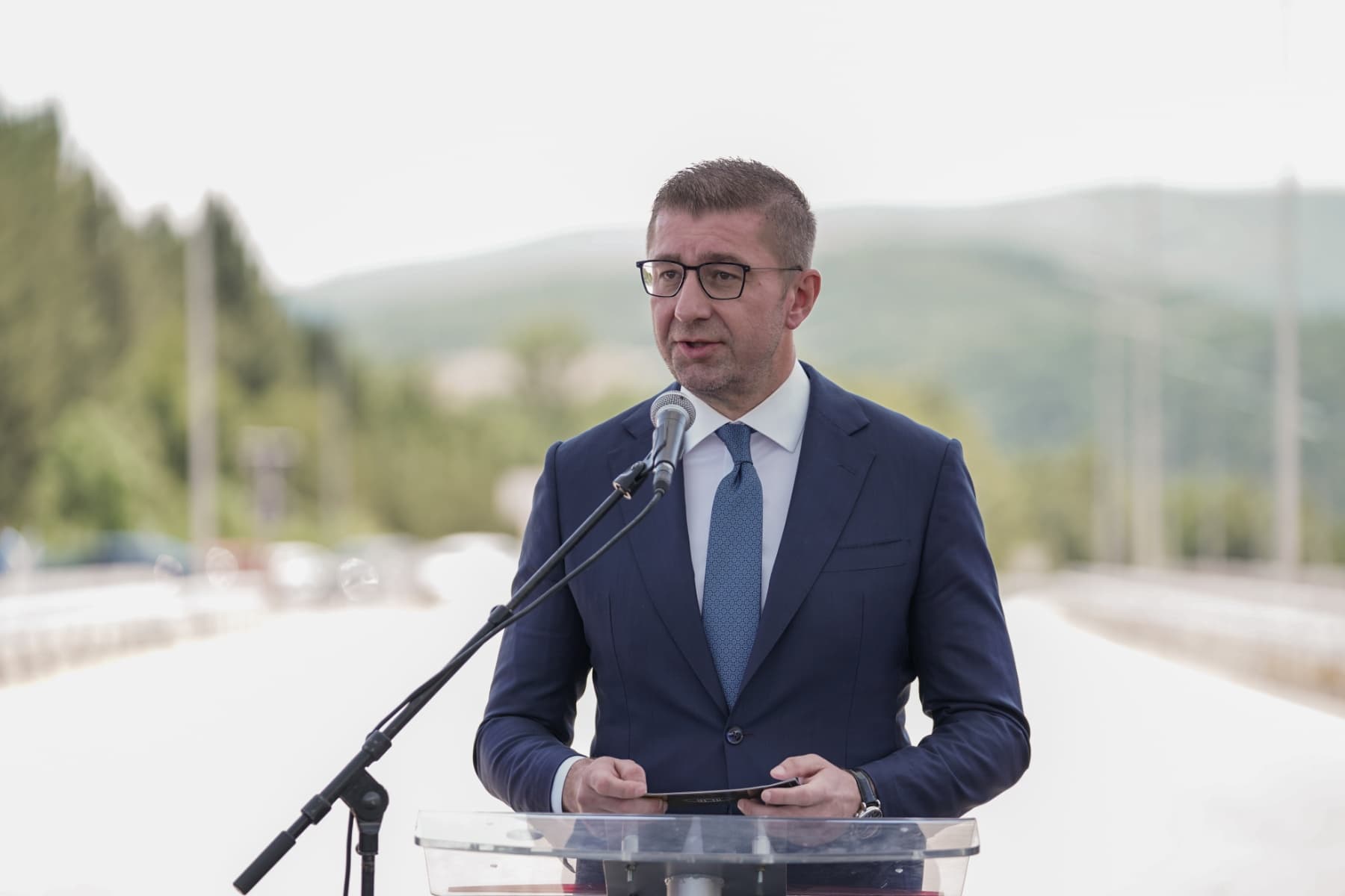 Мицкоски: Автопатот кон Охрид со години беше симбол на застој- сега ќе биде симбол на успех и одговорна работа