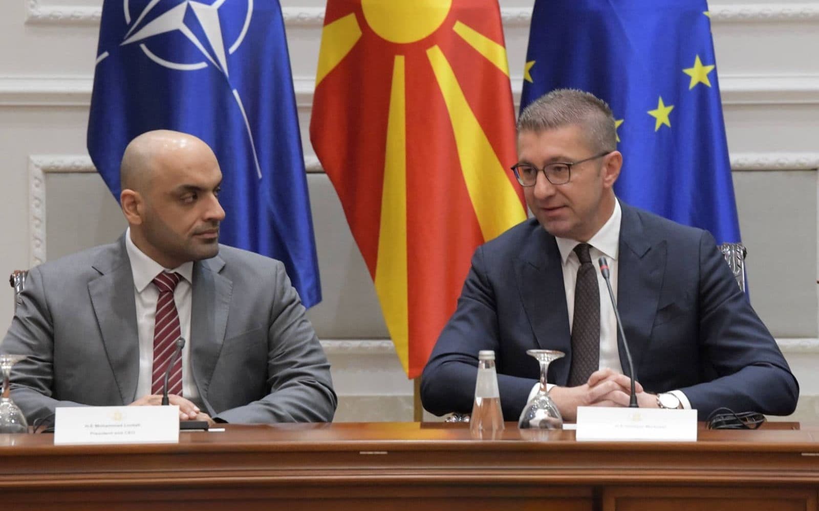 Мицкоски и Али Рашед Лута извршен директор на Стопанска комора на Дубаи: Гледаме значаен потенцијал во ова партнерство, да ја продлабочиме нашата соработка