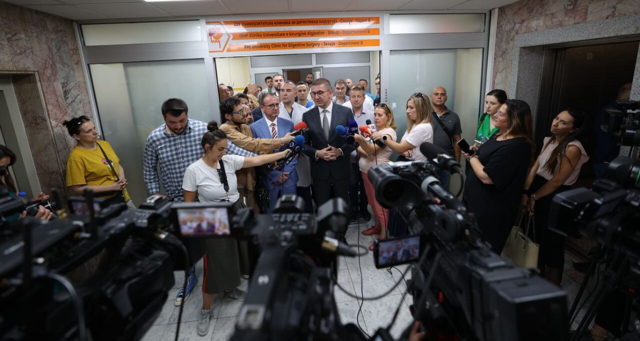 Мицкоски: Како Влада остануваме фокусирани на подобрување на здравствениот систем и здравствената заштита и услуги на пациентите