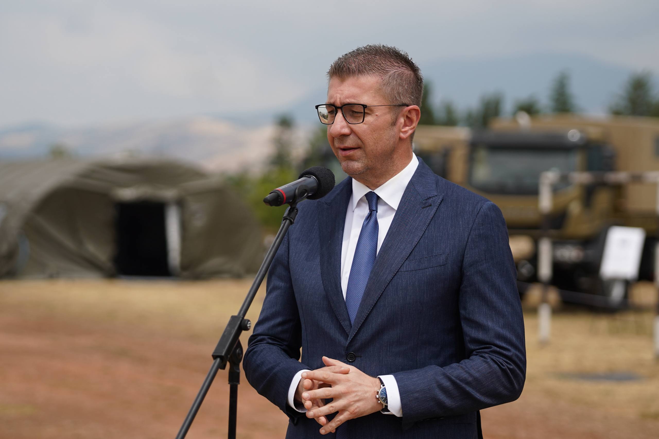 Мицкоски: Македонската Армија добива признание и поддршка за посветеноста од НАТО и ЕУ