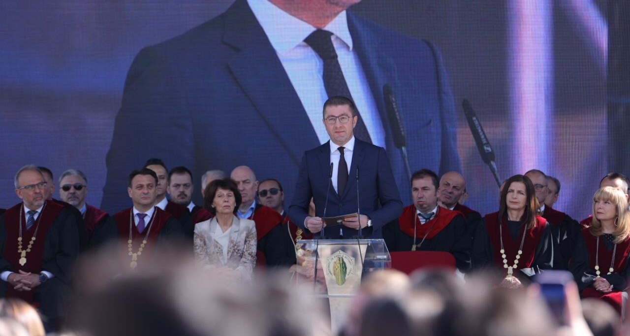 Мицкоски на првиот академски час до студентите: Вие сте иднината, со конкретни проекти ќе го унапредиме образованието