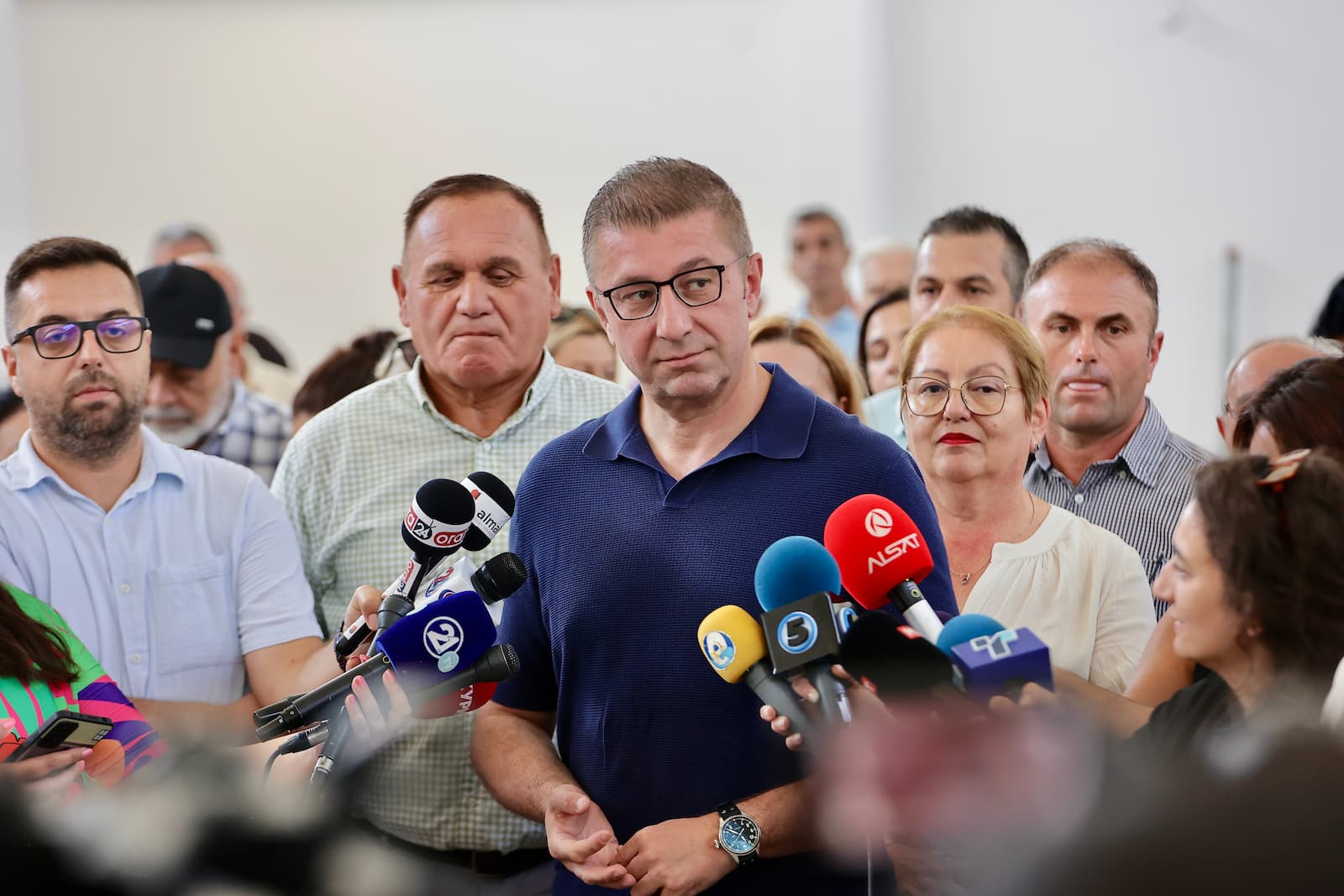 Мицкоски на увид на три проекти: Со одлична динамика се реализираат проектите во Општина Петровец