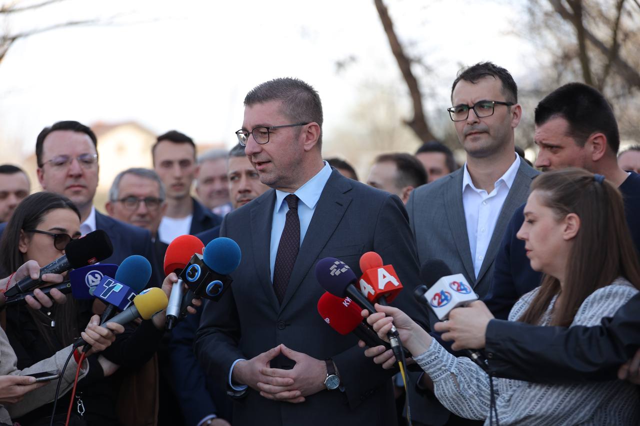 Мицкоски од Ѓорче Петров: Продолжуваме со реализација на инфраструктурни проекти