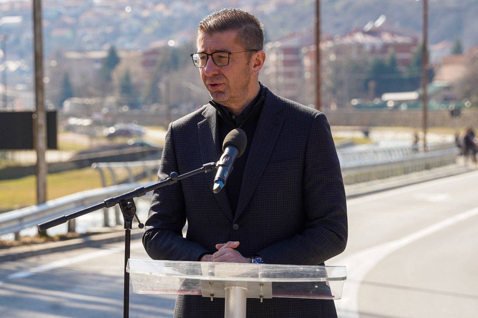 Мицкоски: Пуштена е во употреба реконструираната обиколница во Крива Паланка, продолжуваме со реализација на капитални инвестиции