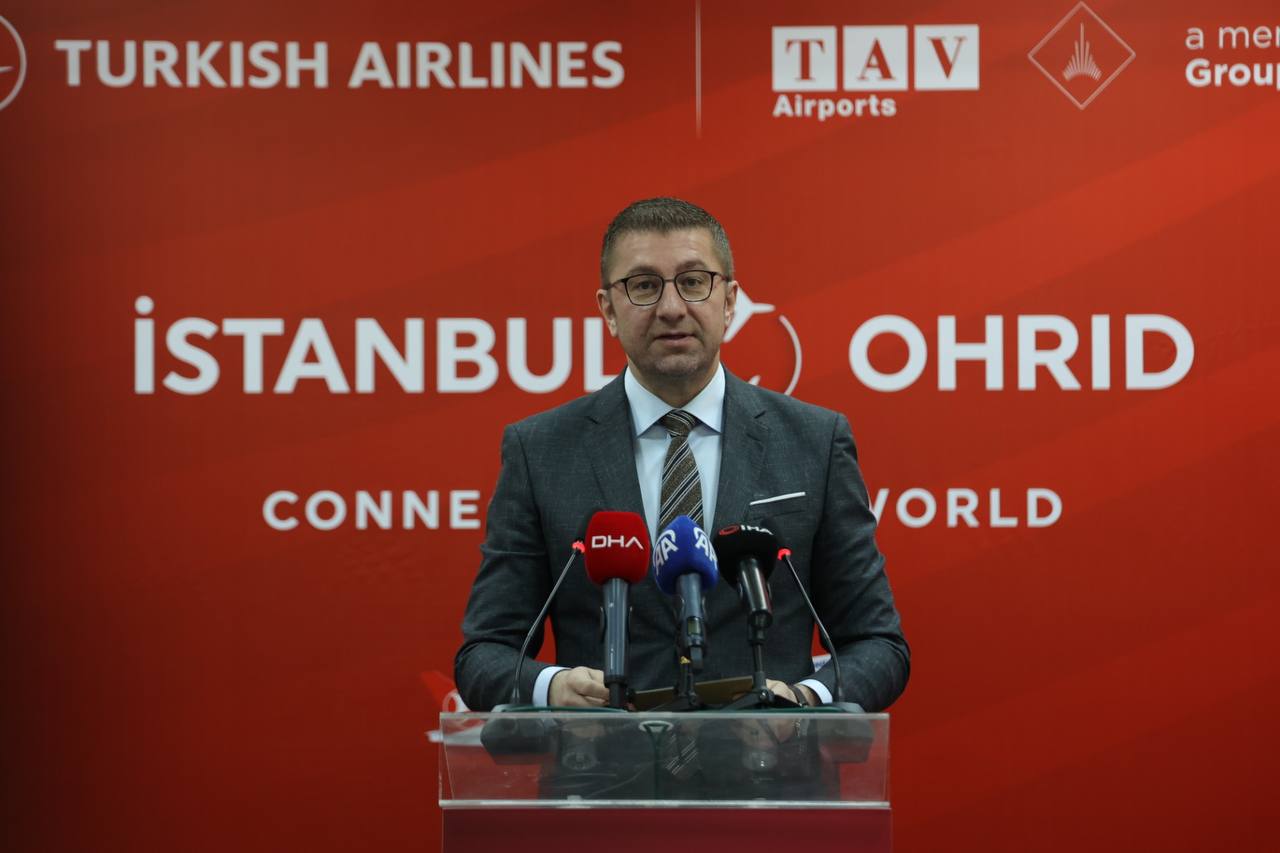 Мицкоски: Развојот на нови авиолинии е стратешка инвестиција во иднината на нашата економија, туризам и меѓународна соработка