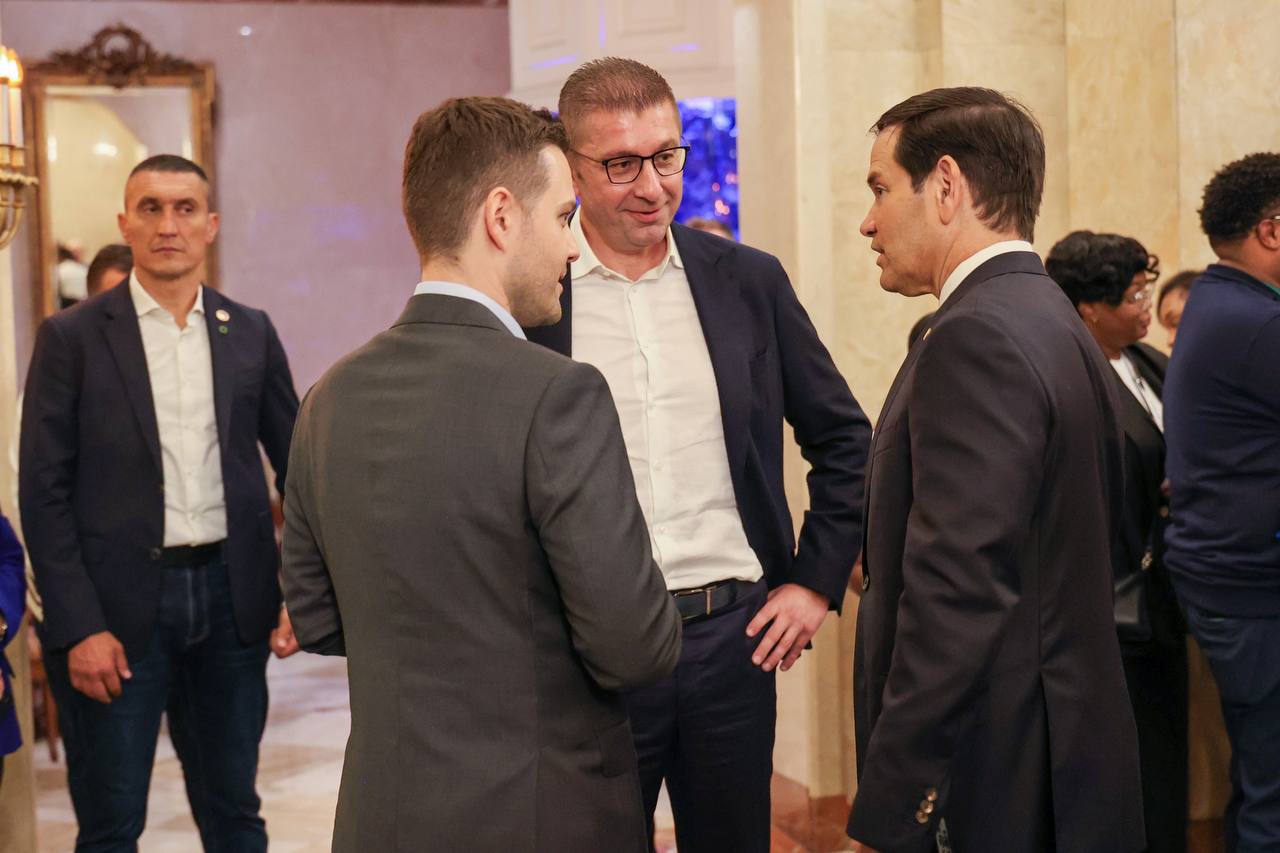 Мицкоски со државниот секретар на САД Рубио: Го јакнеме стратешкото партнерство и ги застапуваме македонските државни интереси