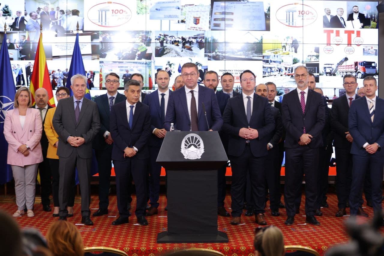 Мицкоски: За 100 дена повеќе од 100 проекти - продолжуваме 100% посветено за заедничка иднина