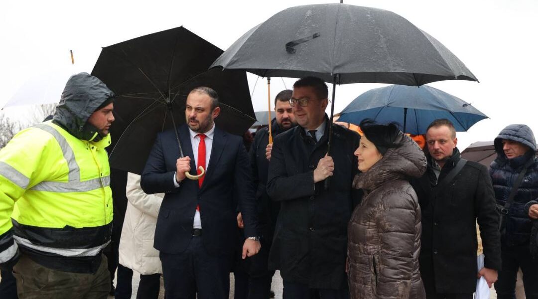 Мицкоски: Започна реконструкцијата на коловозот до манастирот Пеленица