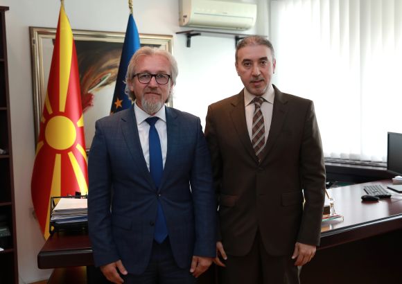 Министерот Лимани оствари средба со Амбасадорот на Државата Катар, Н.Е Рашид Бин Саид Ал- Хајарин