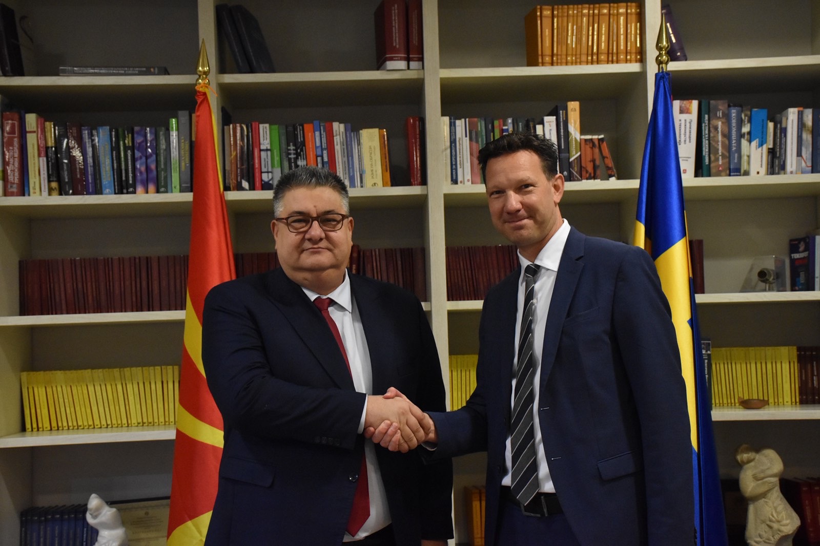 Министерот Минчев на средба со амбасадорот на Кралството Шведска Сулстром