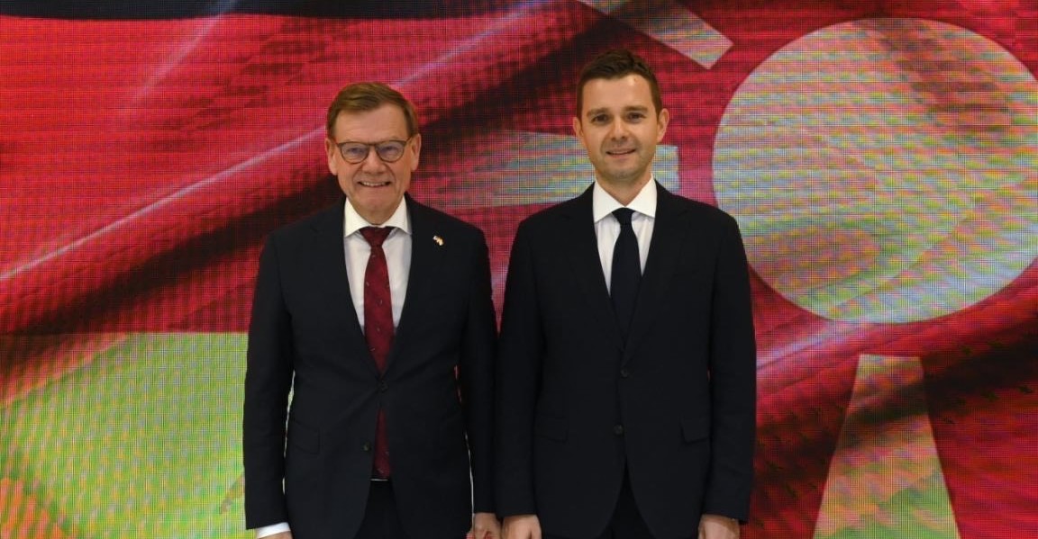 Министерот Муцунски домаќин на министерот за надворешни работи на Сојузна Република Германија, Јохан Вадефул