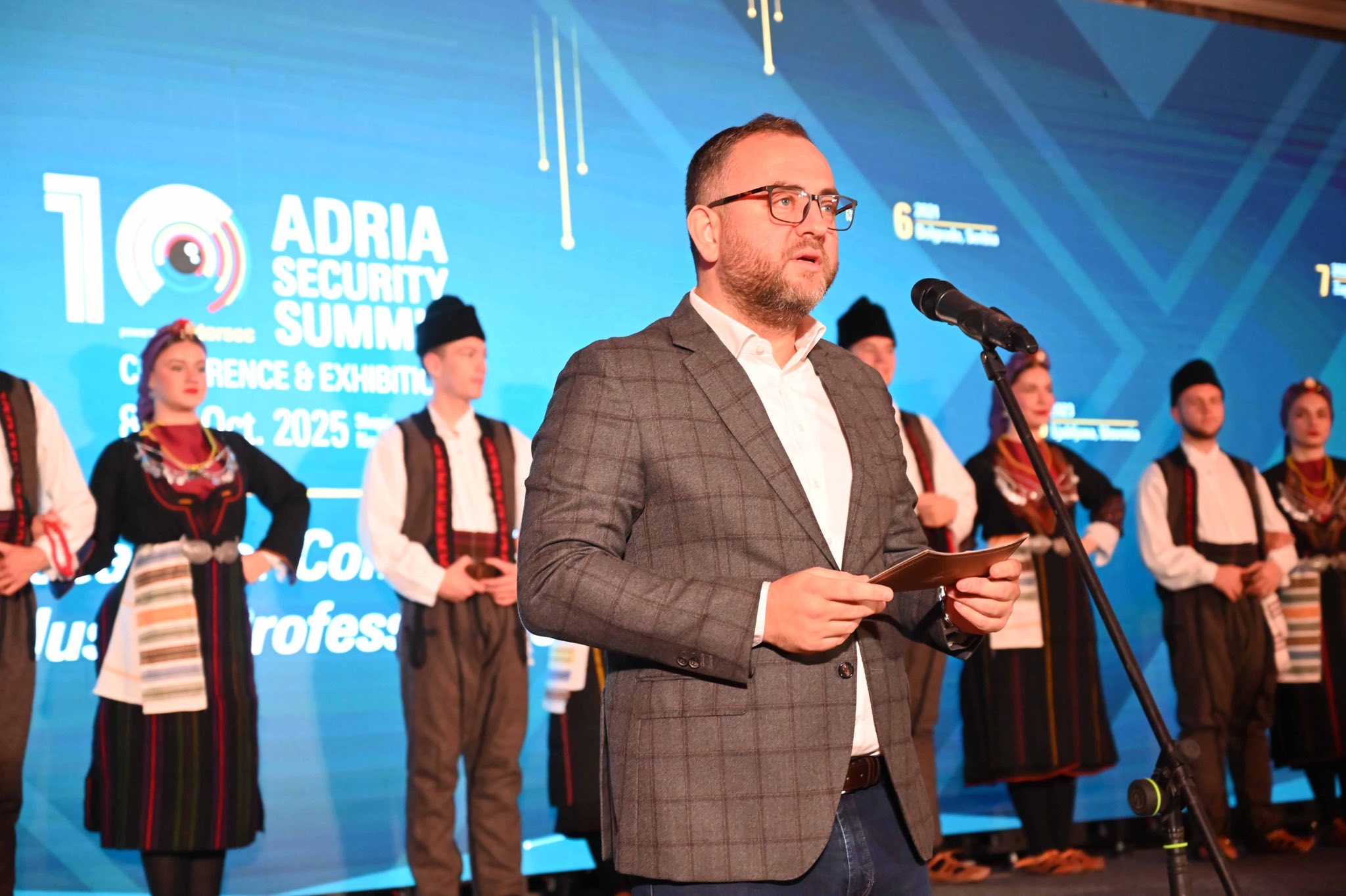 Министерот Тошковски на отворањето на Adria Security Summit 2025: Безбедноста е темел на довербата, развојот и квалитетот на живот