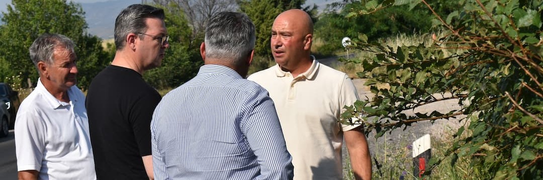 Министерот Трипуновски ја посети разделната станица Виларов во рамките на хидросистемот Тиквеш