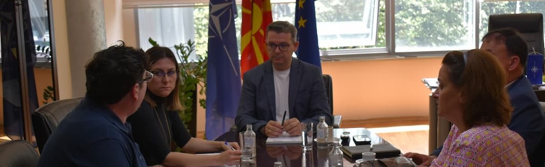 Министерот Трипуновски оствари средба со Стеванче Јорданоски, претседател на НФФ