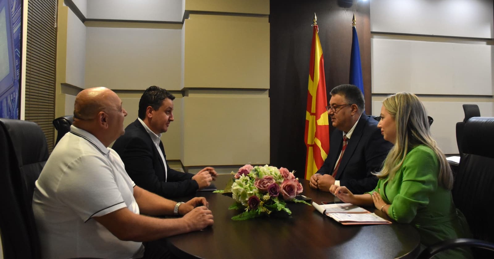 Министерот за јавна администрација, Горан Минчев се сретна со деканот на Факултетот за земјоделски науки и храна од Скопје, проф. д-р Миле Маркоски