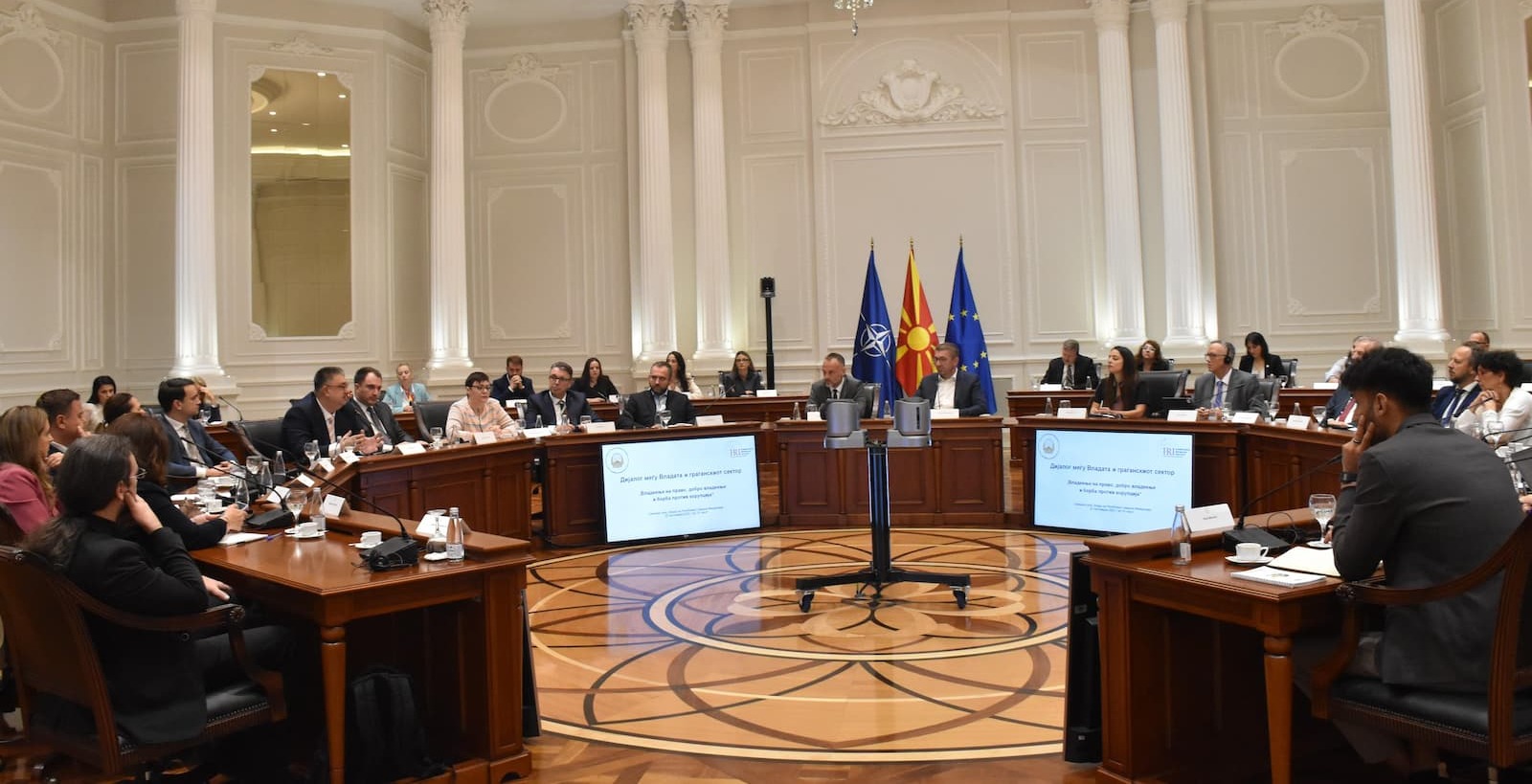 Министерот за јавна администрација Горан Минчев зема активно учество во дијалогот за владеење на правото, добро владеење и напорите за борба против корупцијата